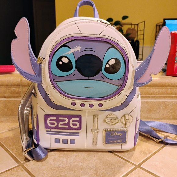 Disney Handbags - Loungefly Disney Stitch Figural Astronaut Backpack